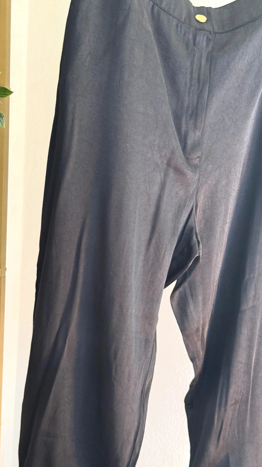 Lindos Pantalones Capri / Pantalones Culotte Negros Elegantes Zara • XL • TN278 – photo 2
